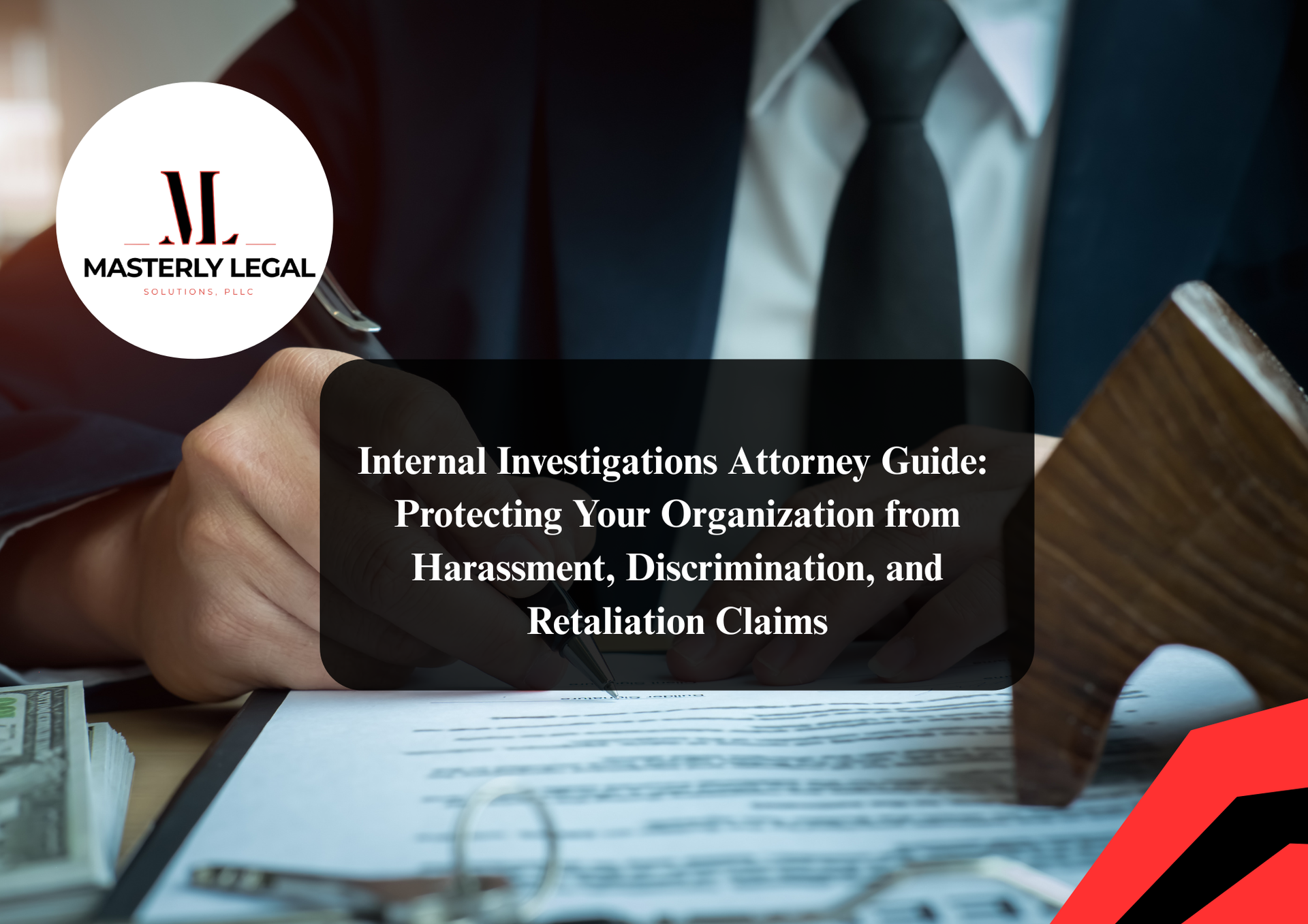 Workplace investigation meeting between HR and employee.
