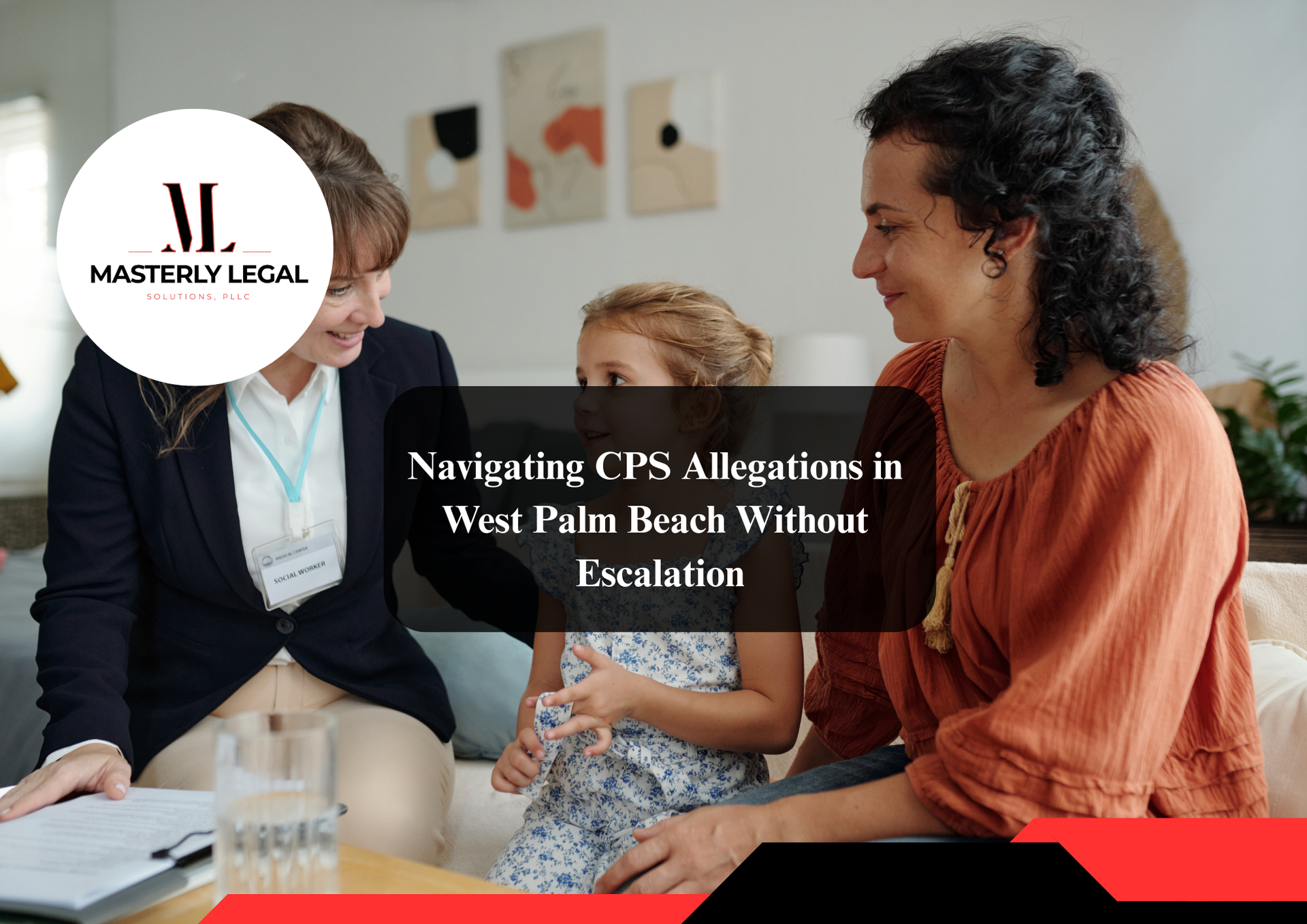 Lawyer assisting family with CPS child protective services case.