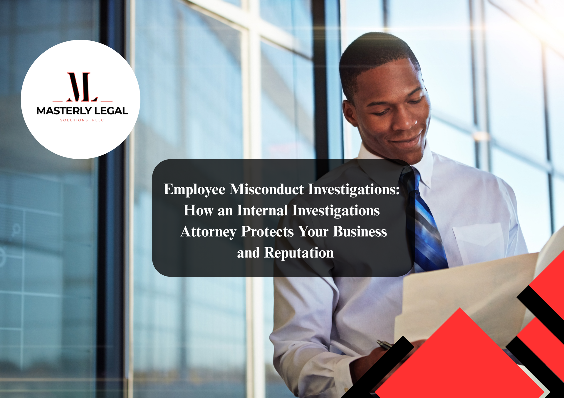 Professionals reviewing documents during an internal investigation
