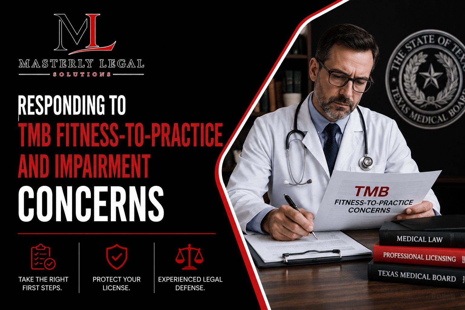 Attorney advising a Texas physician facing a Texas Medical Board impairment allegation