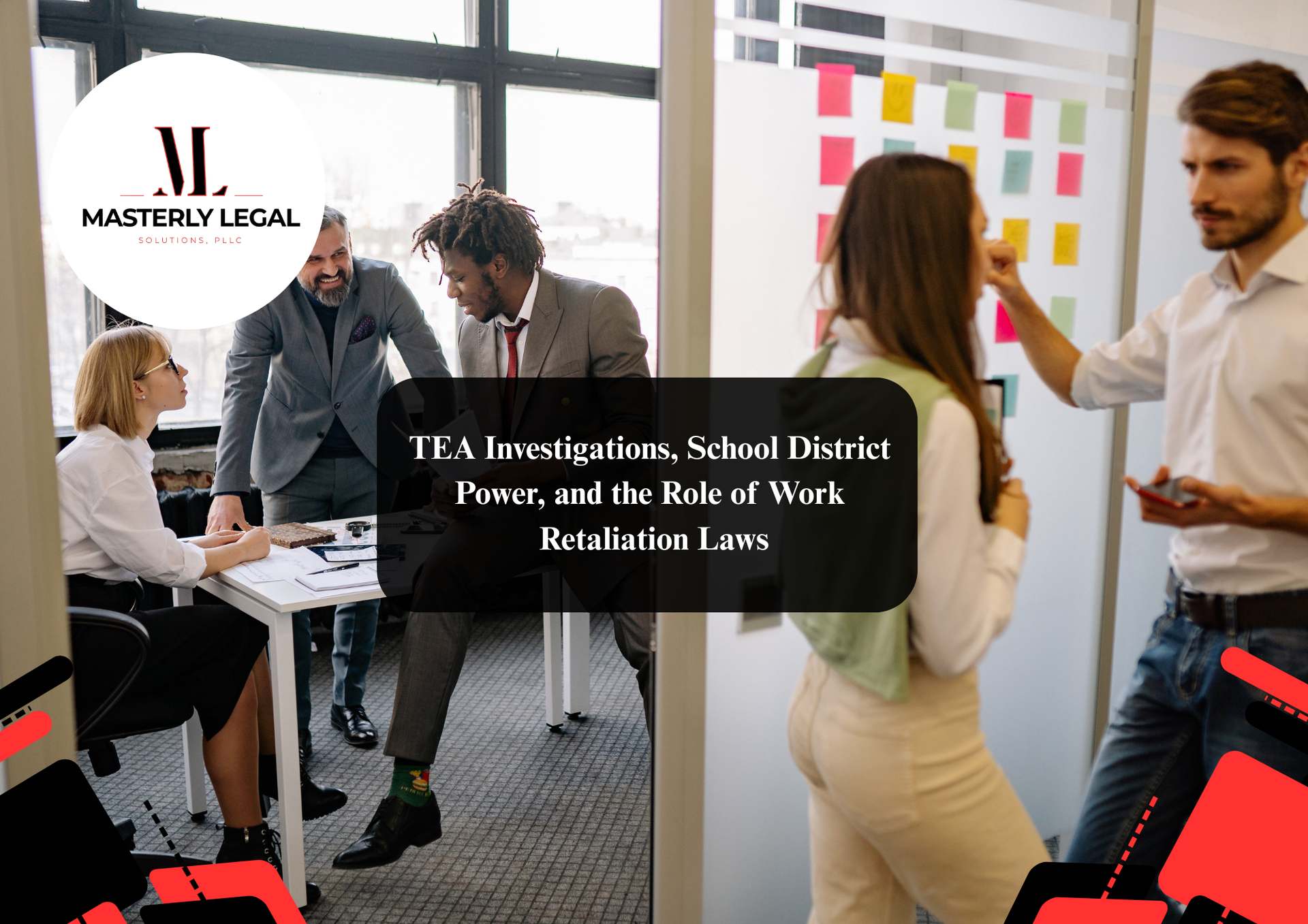 Illustration showing retaliation at work between employer and employee..