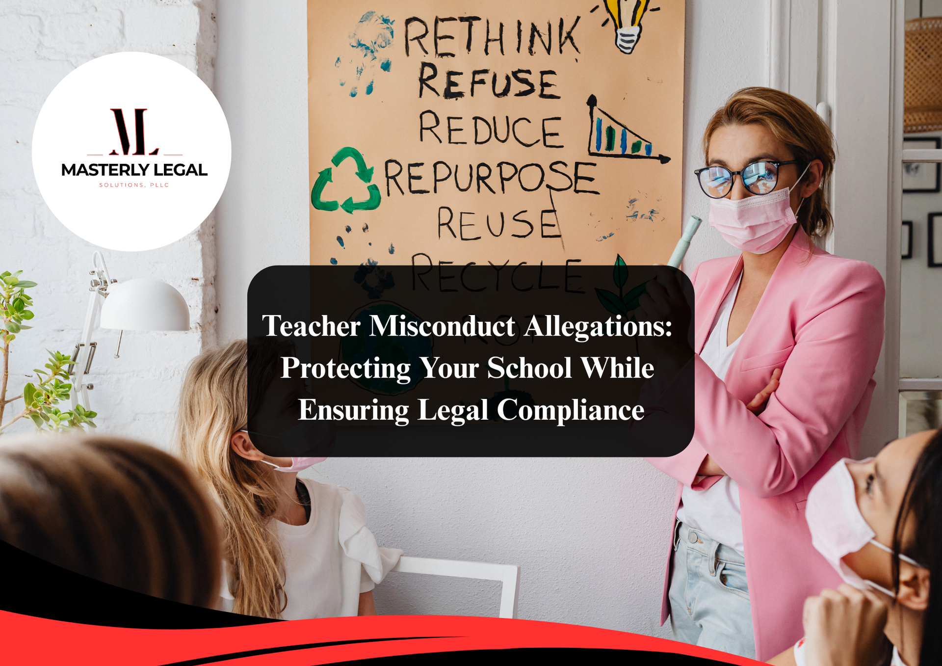 Attorney advising teacher on education law matter.