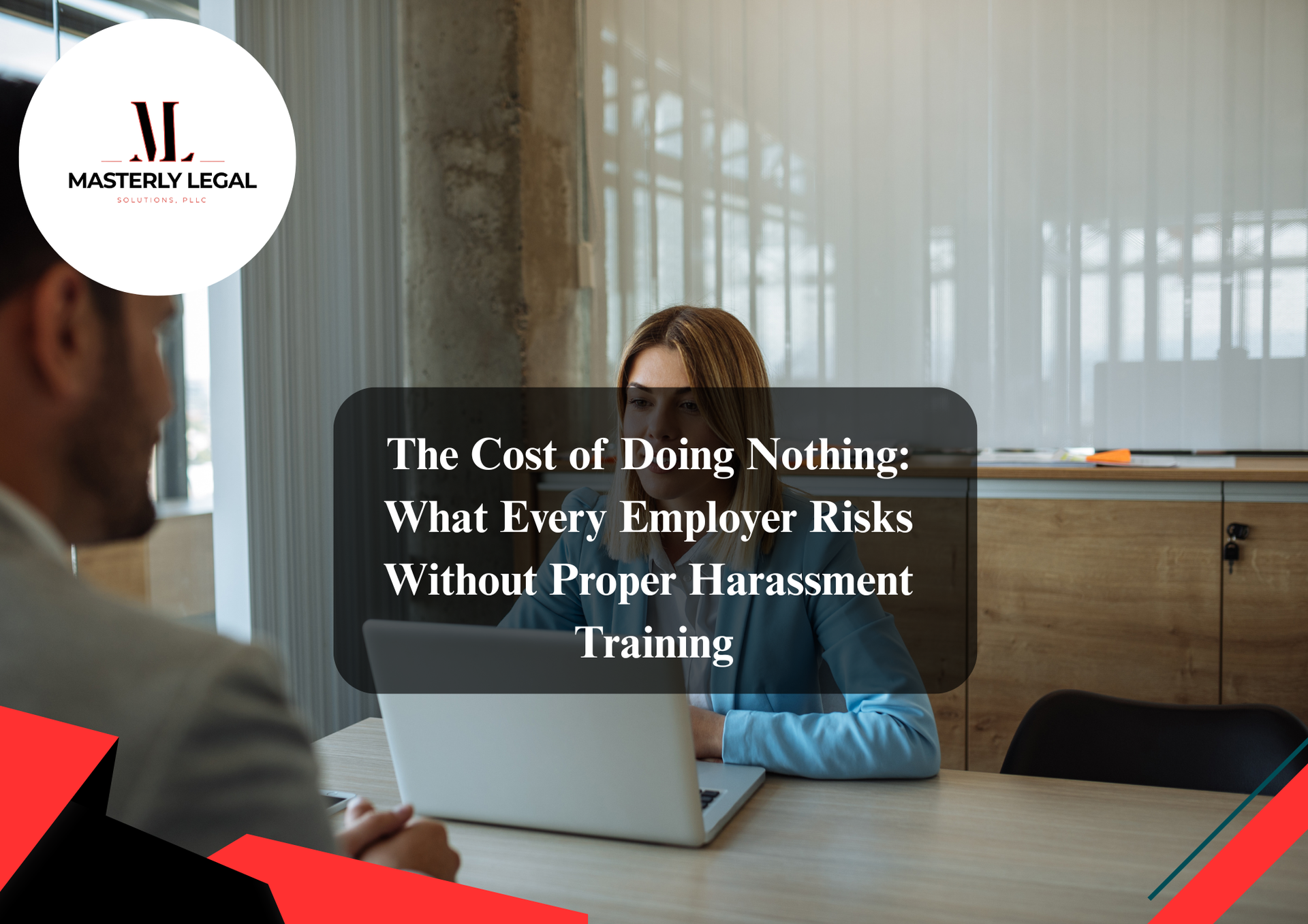 Employees participating in sexual harassment training at the workplace.
