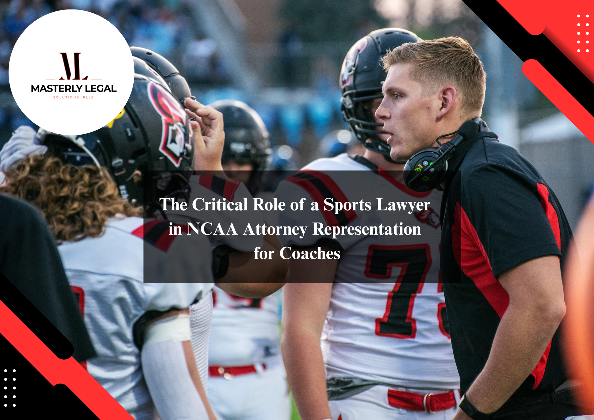 Lawyer discussing sports law and athlete representation.