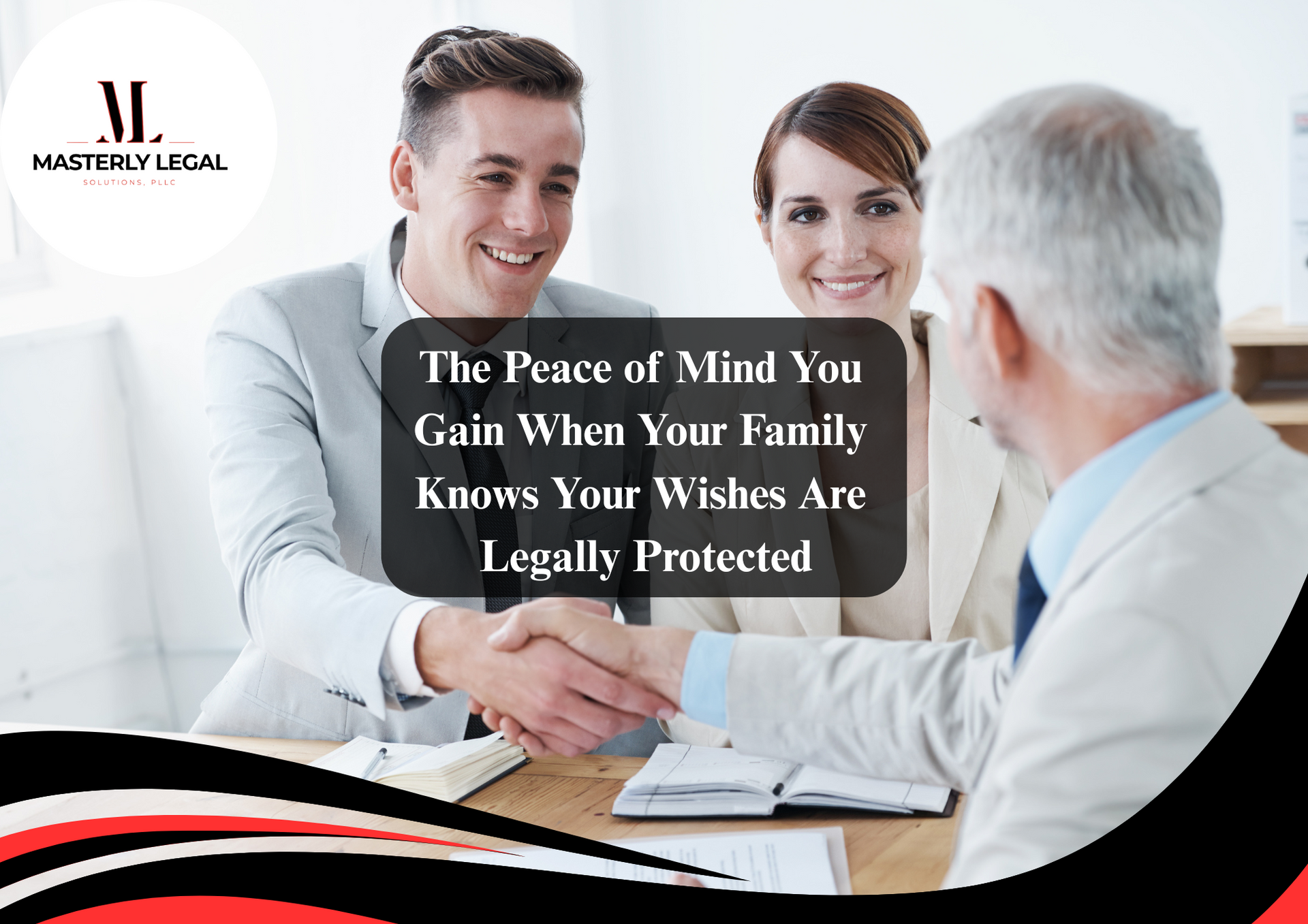 Estate planning attorney reviewing legal documents