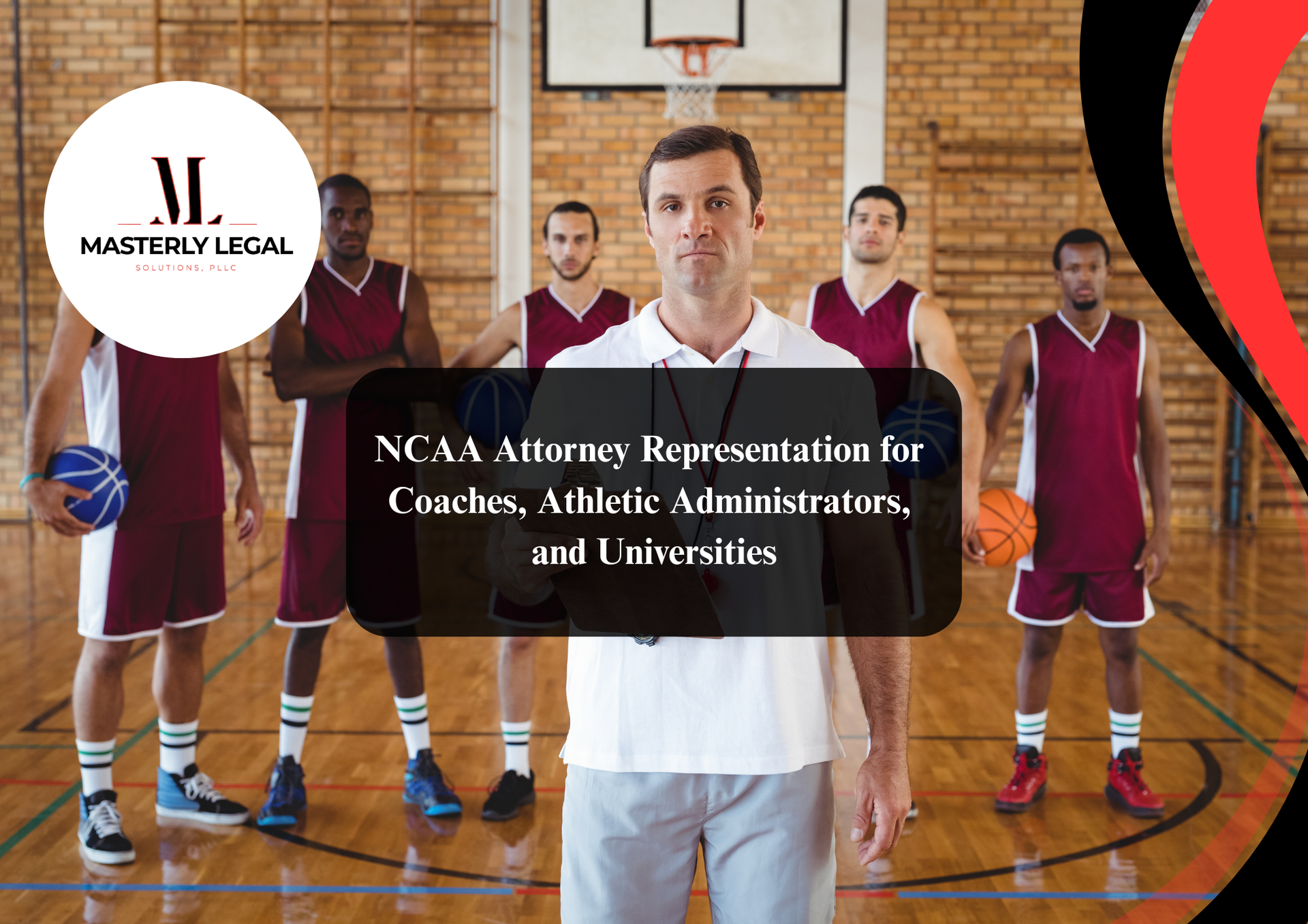 Sports law professionals providing legal guidance for athletic organizations.