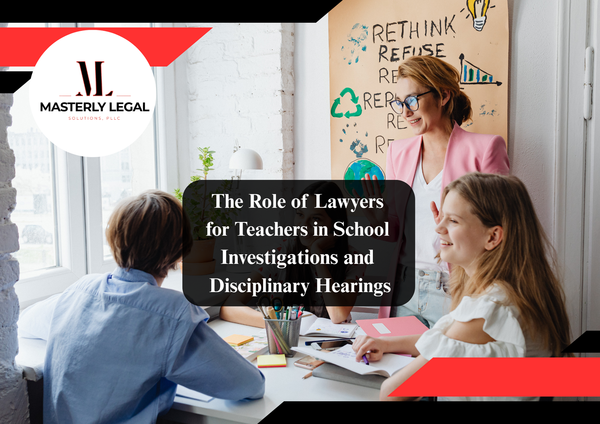 Education lawyer providing legal support for teachers