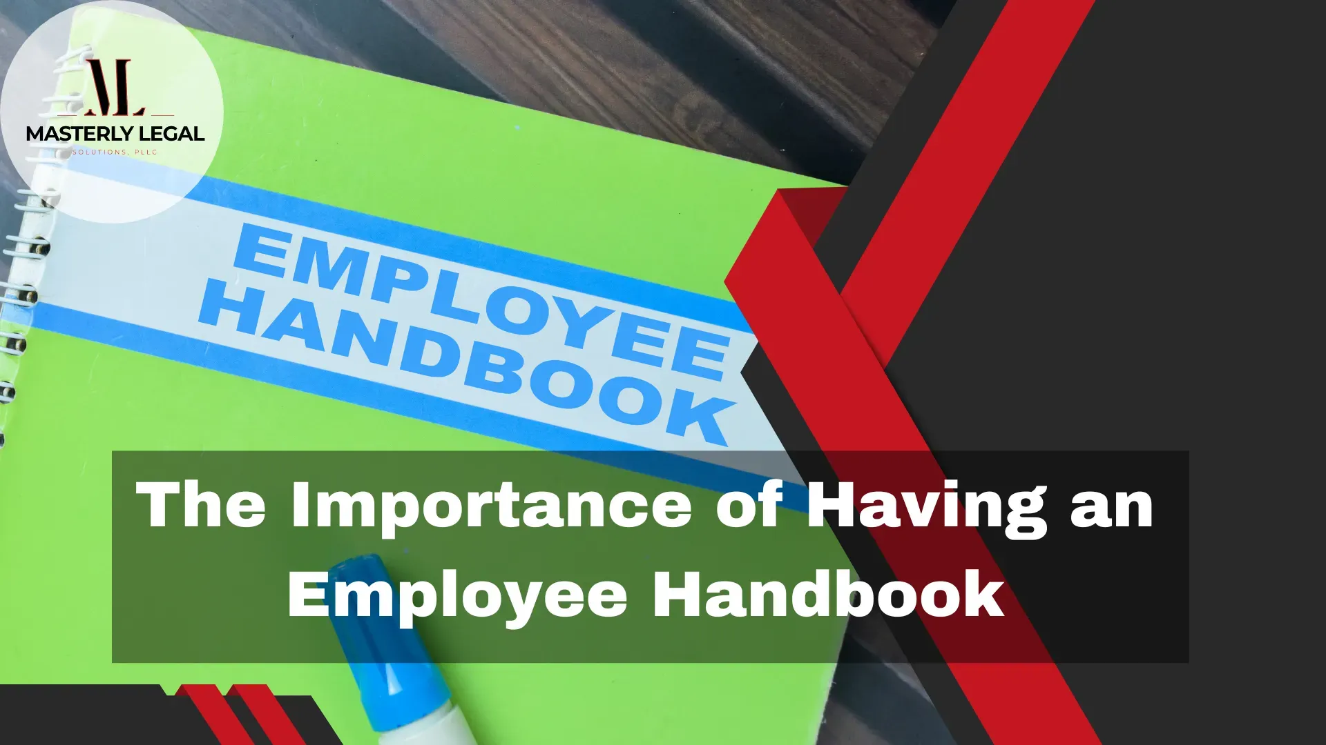 Open employee handbook outlining workplace policies and procedures for employees.