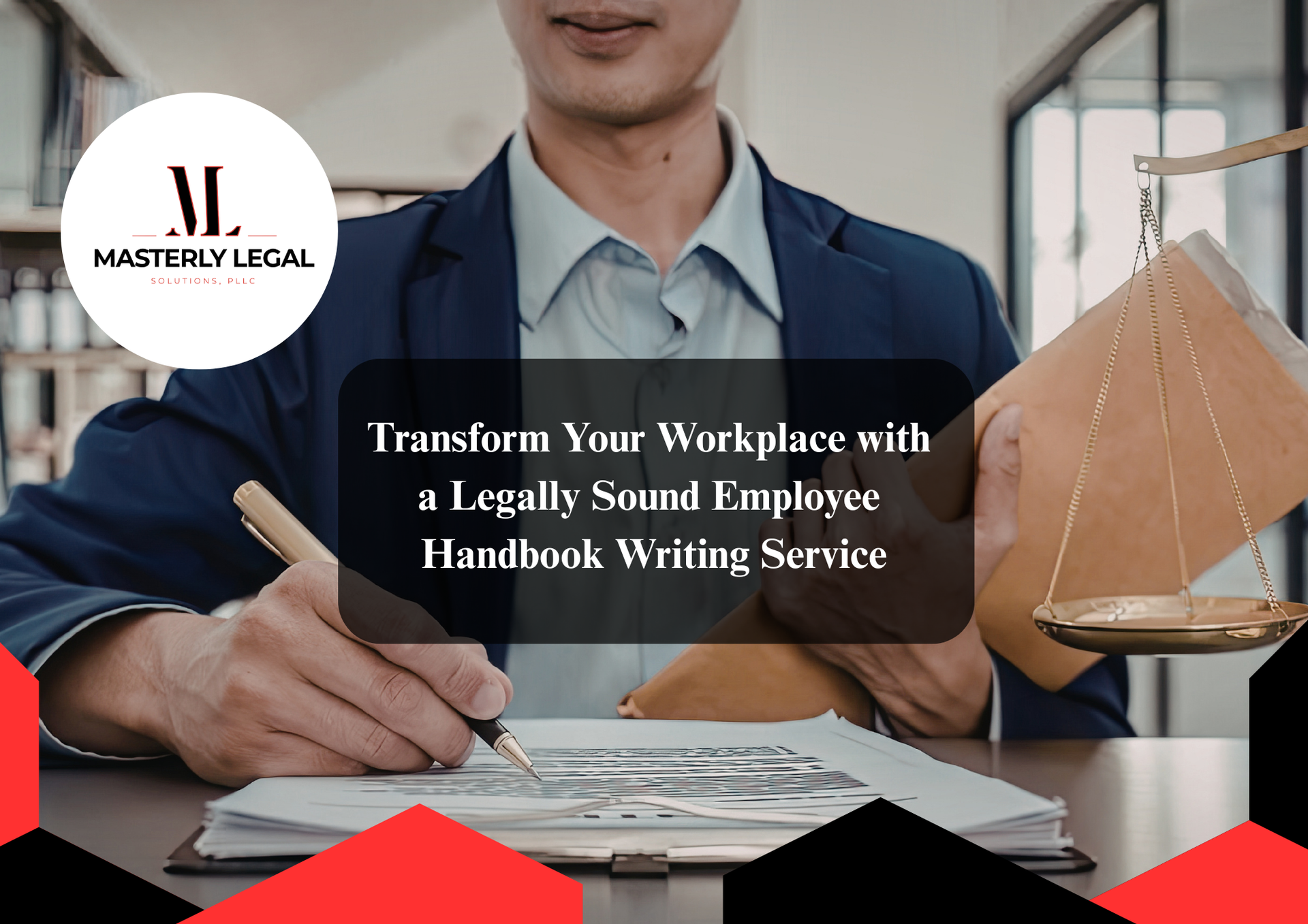 Employee handbook writing service for HR policy development.
