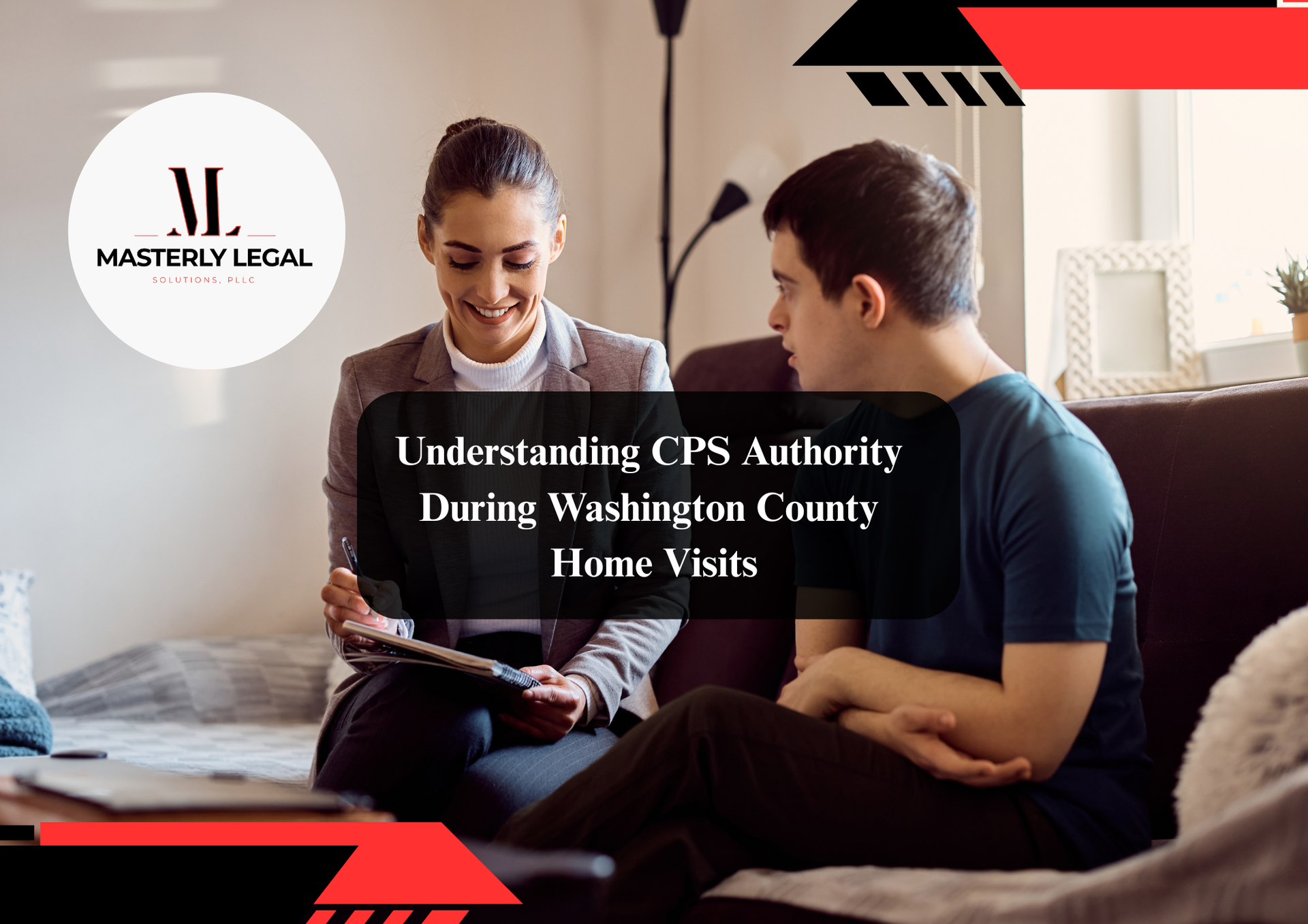 Washington County CPS child protective services investigation visit with family and children.