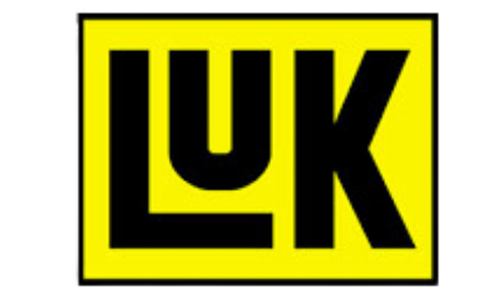 Texto "LuK" negro en un cuadrado amarillo.