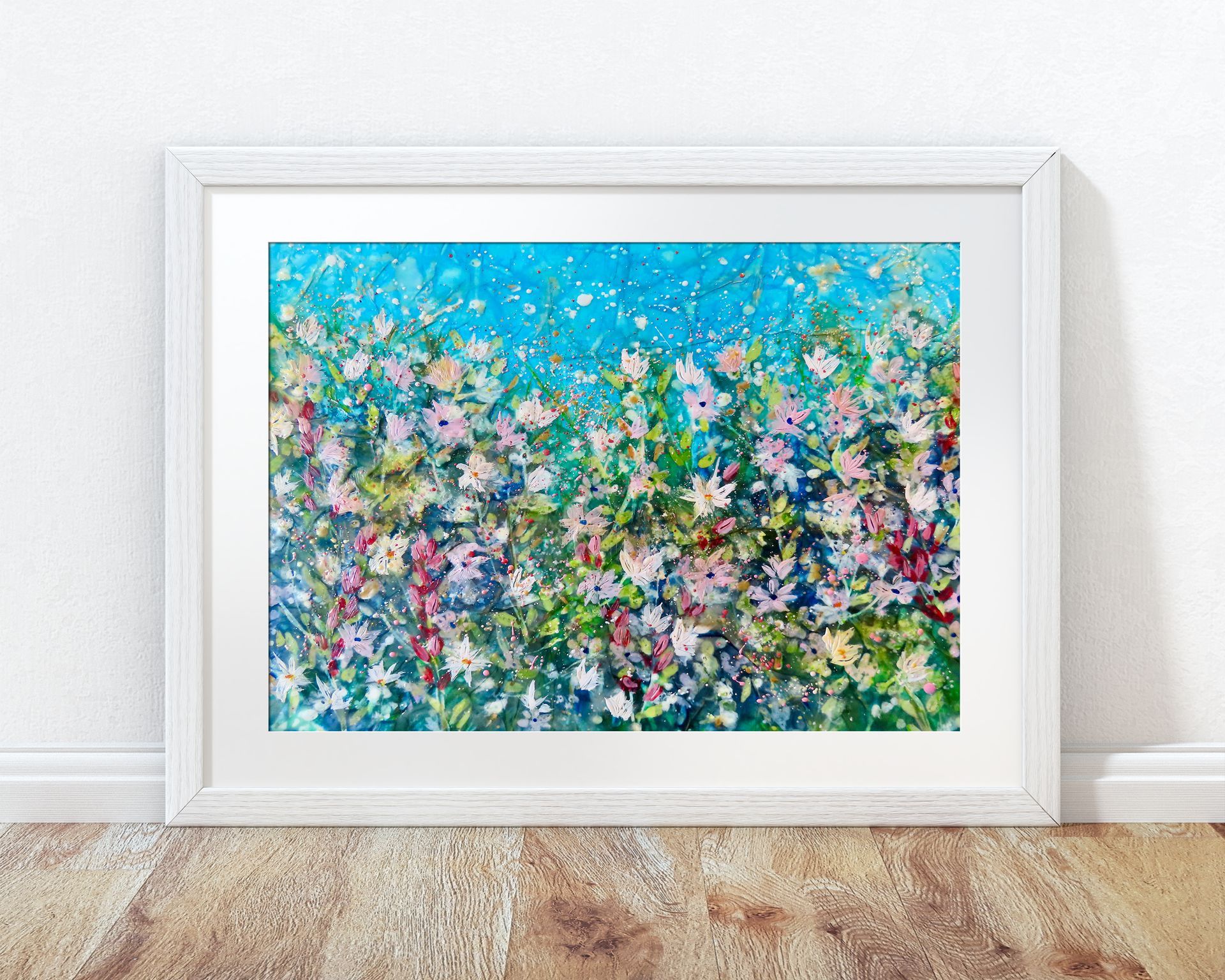 Elysian Meadow A4 print in mount