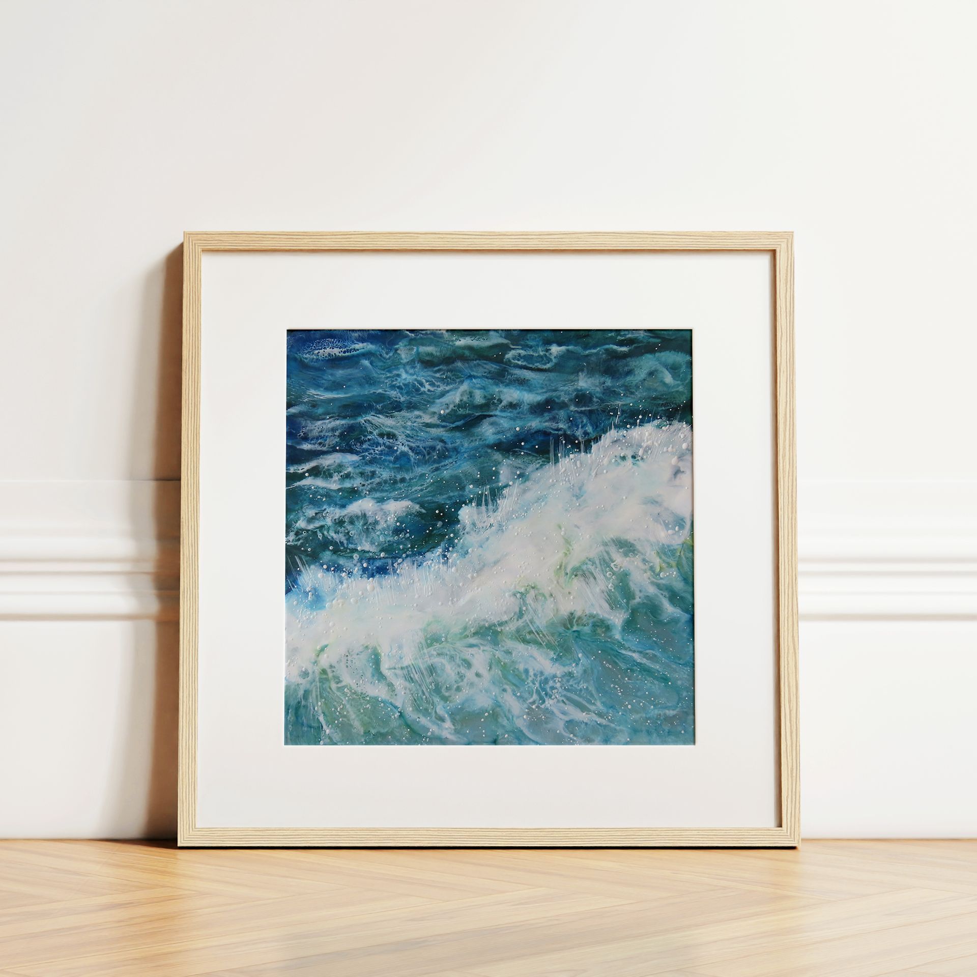 The Sea Art print in mount