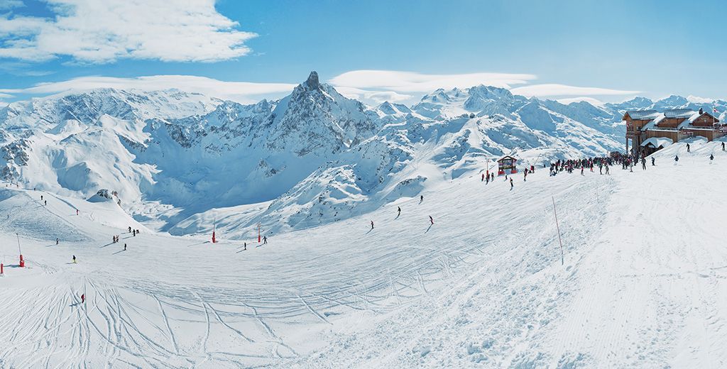 An image of pistes in the 3 Valleys