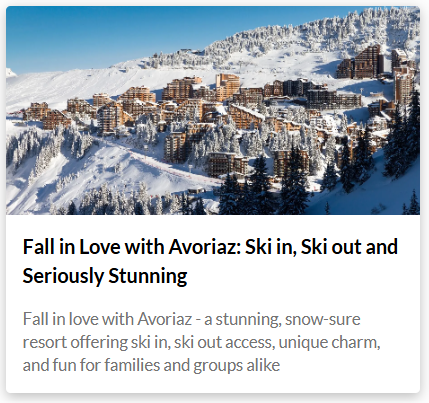 An image snippet of our Avoriaz deep dive blog