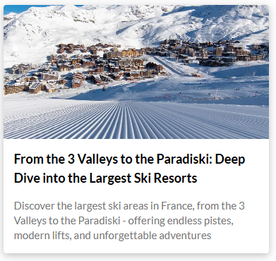 An image snippet of our largest resort blog
