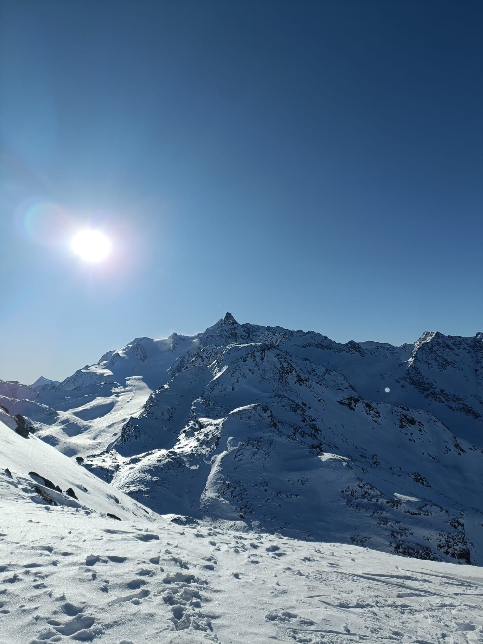 An image of the mountains in Val Thorens
