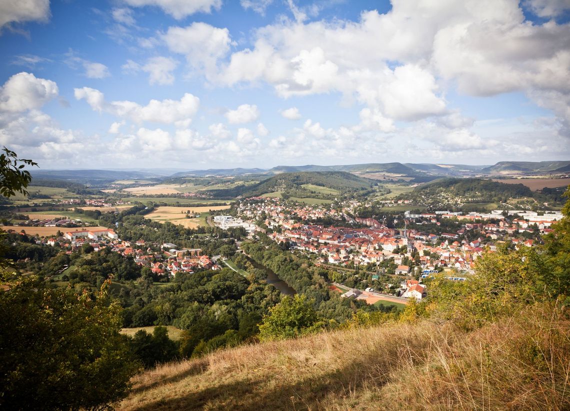 Blick auf Kahla
