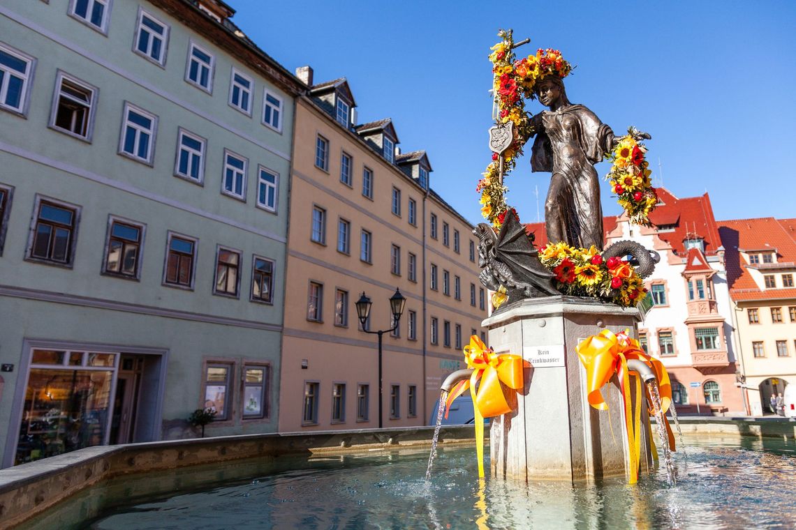Brunnen Markt Kahla