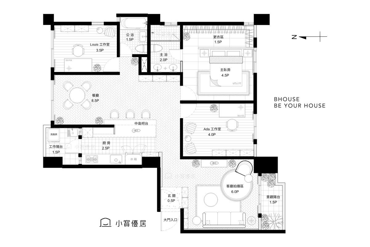 小寶優居案場平面圖