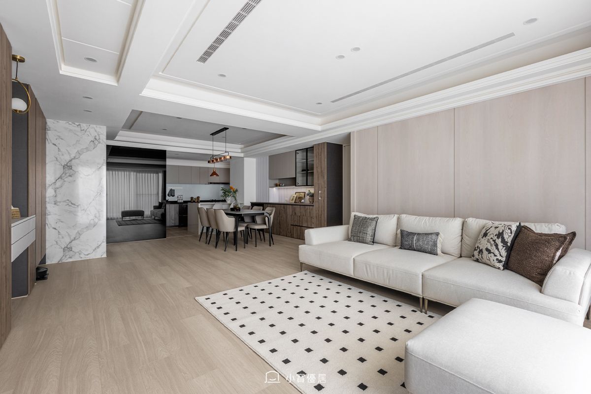 自在磅礴，小寶優居室內設計，台中中古屋翻新案，裝修完工後。