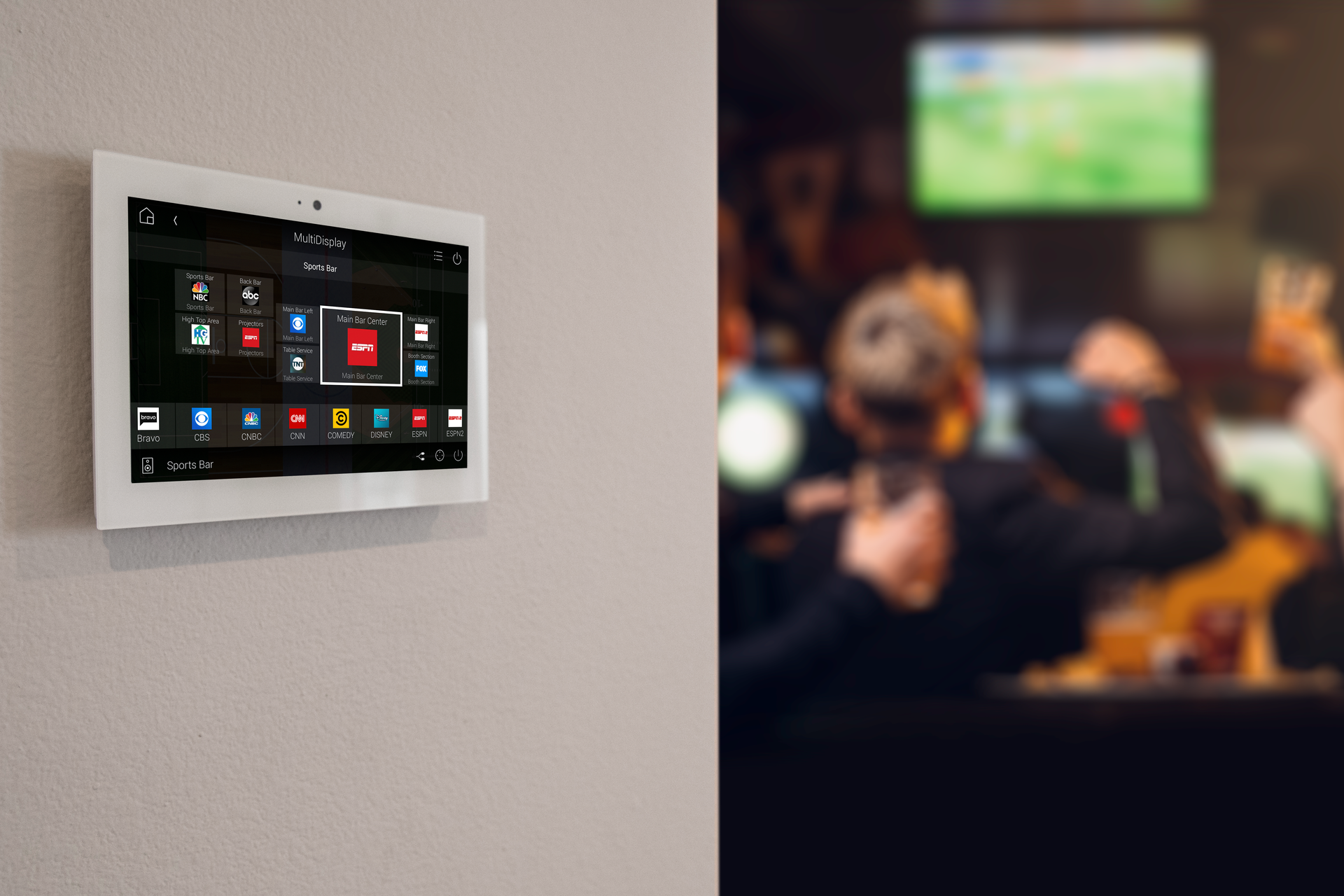 Control4 Panel for Smart Homes