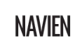 The word navien is written in black on a white background.