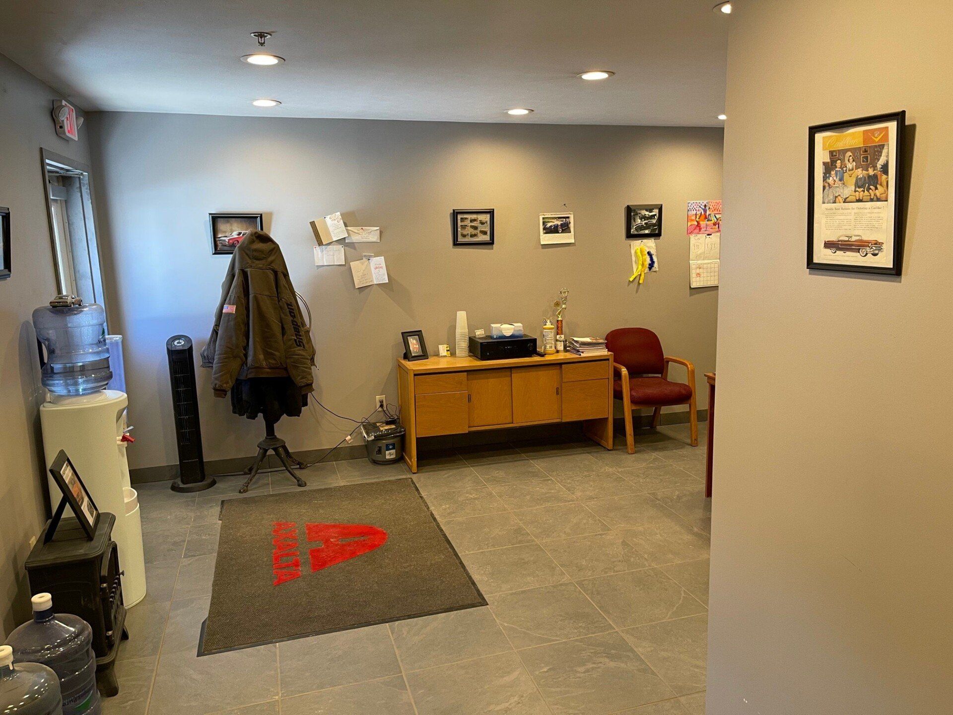 Car Shop Office – Ray Lasnier’s Classics and Collision – Essex, VT