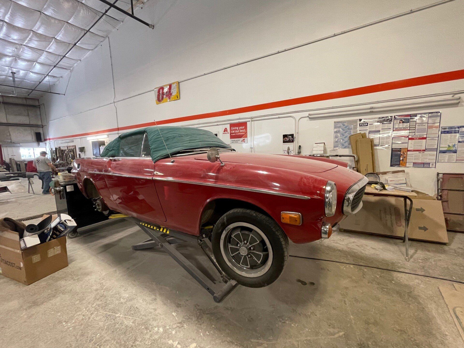 Red Classic Car – Ray Lasnier’s Classics and Collision – Essex, VT