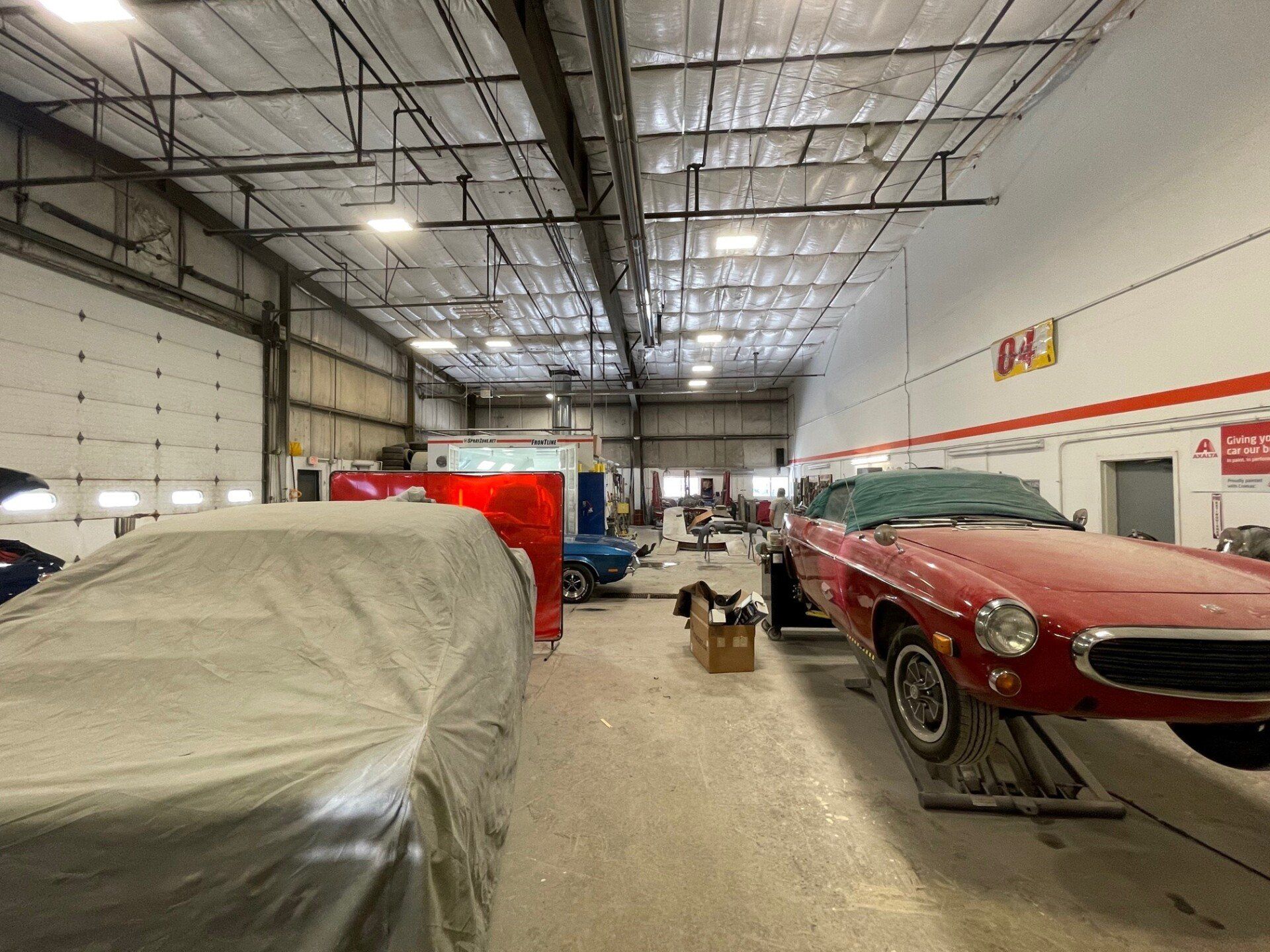 Red Muscle Car – Ray Lasnier’s Classics and Collision – Essex, VT