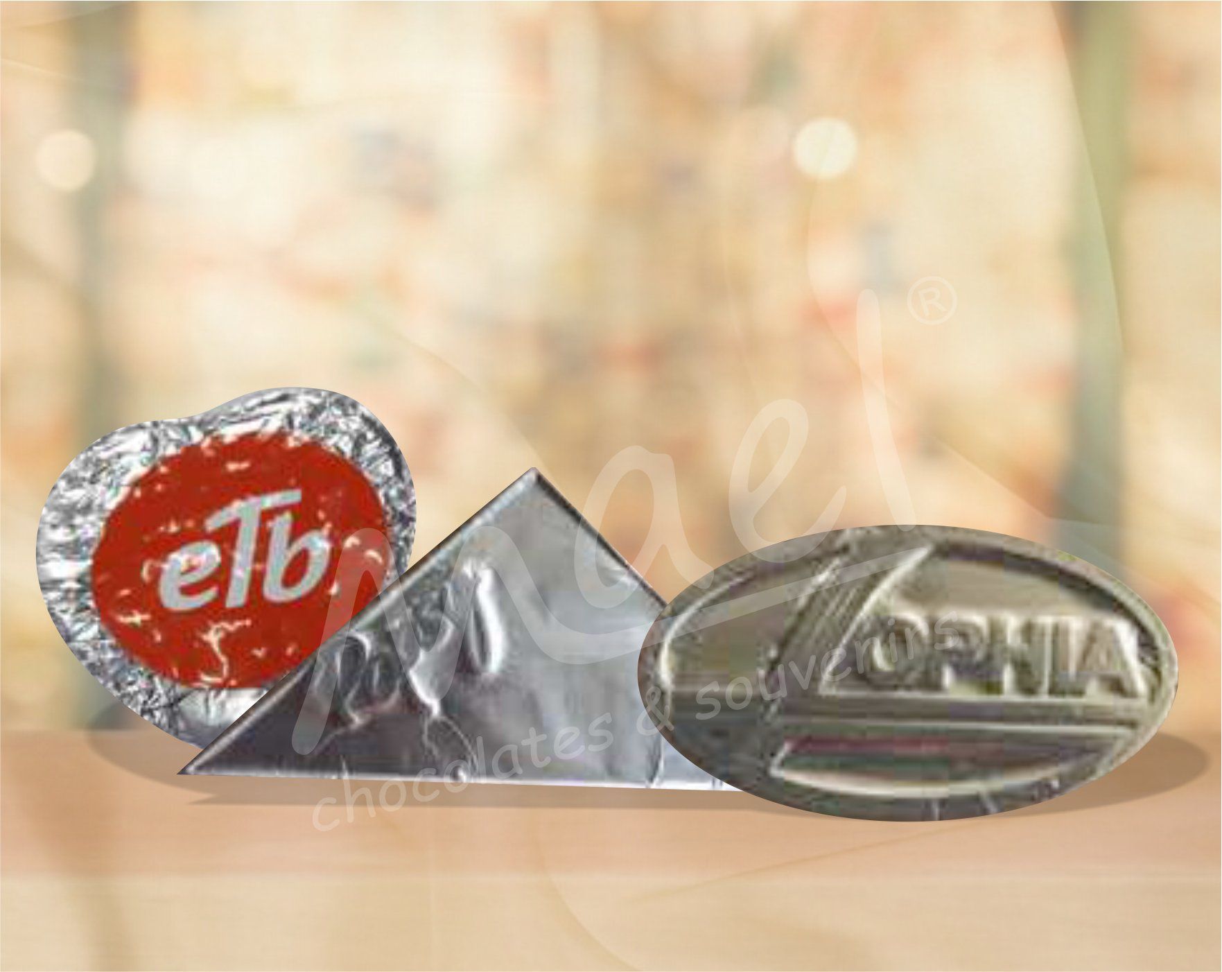 Chocolates y dulces corporativos y publicitarios en Colombia. Mael Chocolates & Souvenirs