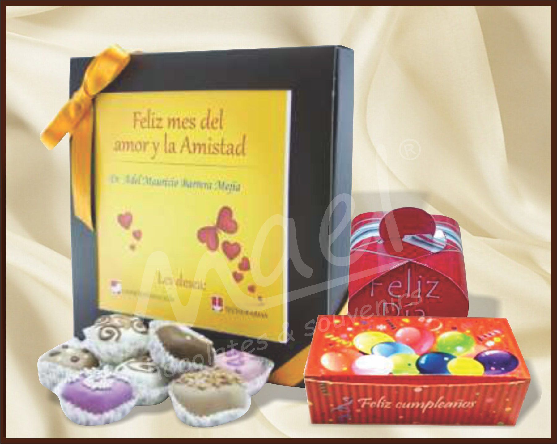 Chocolates y dulces corporativos y publicitarios en Colombia. Mael Chocolates & Souvenirs