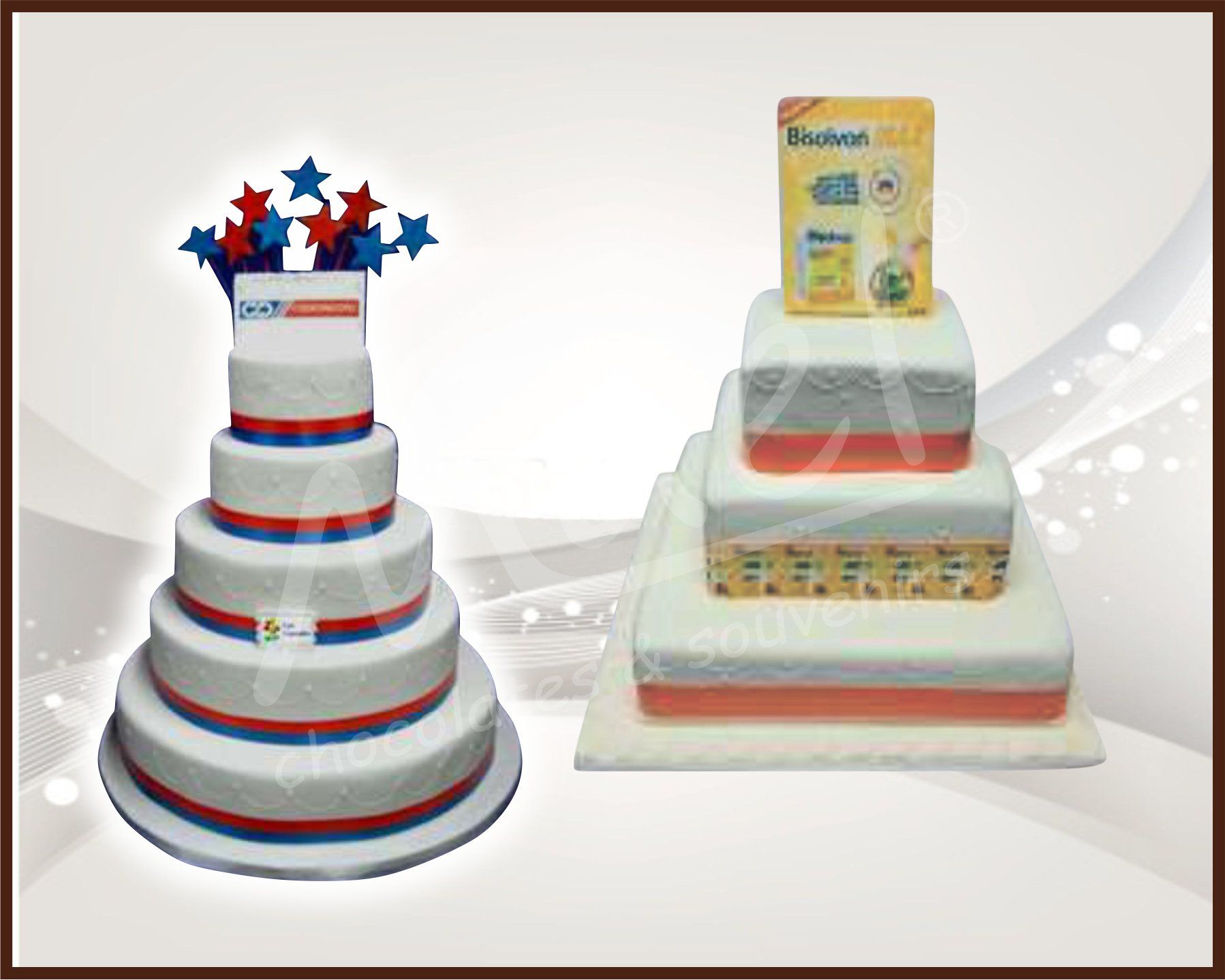 Mael Chocolates & Souvenirs, tortas y cupcakes personalizadas, para toda ocasión en Bogotá. Tortas Corporativas.