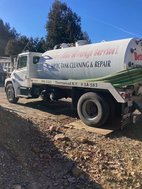 Septic CleaningTruck — Hawthorne, NY — Better Home Sewage Services, Inc.