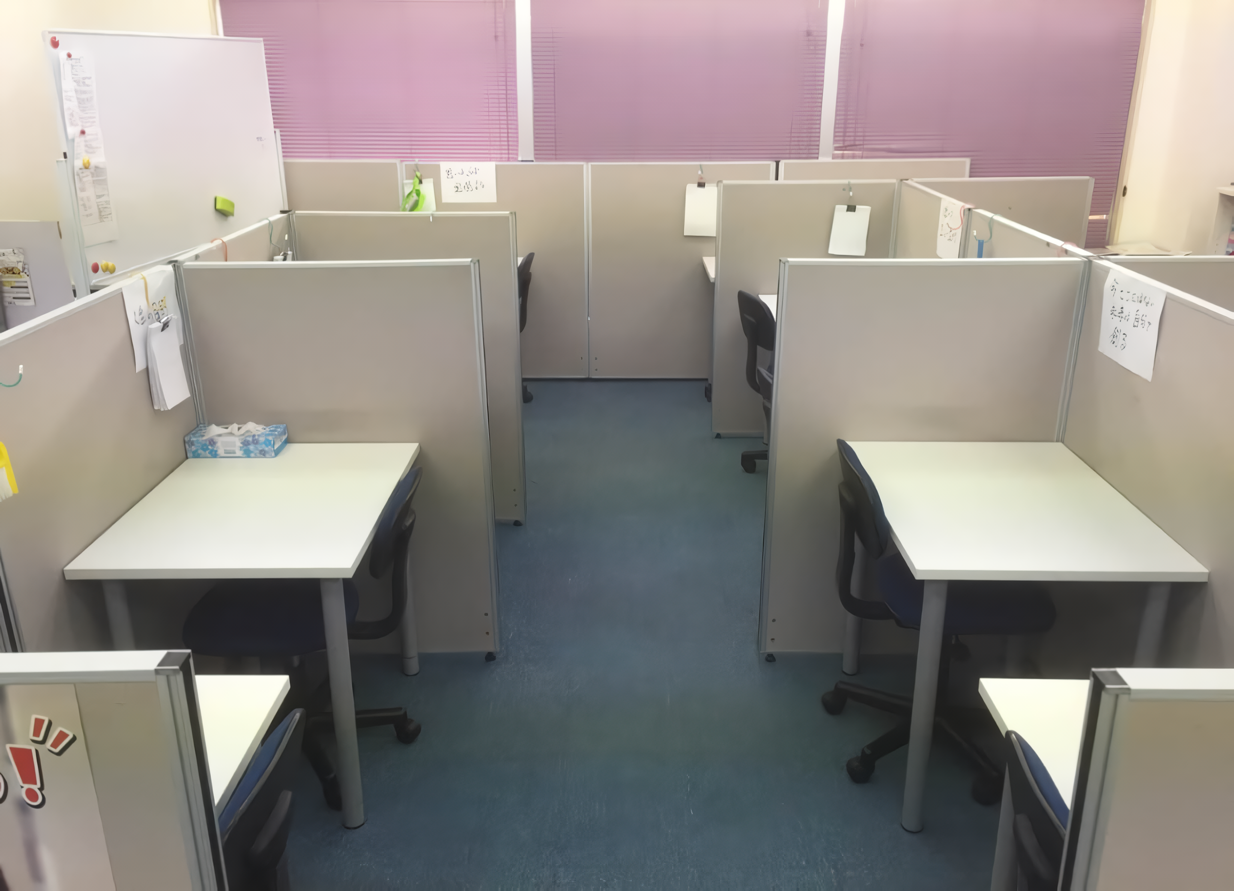 長野三輪校の学習スペース