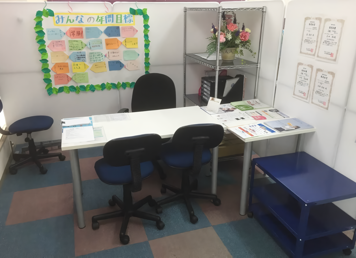 長野三輪校の面談ルーム