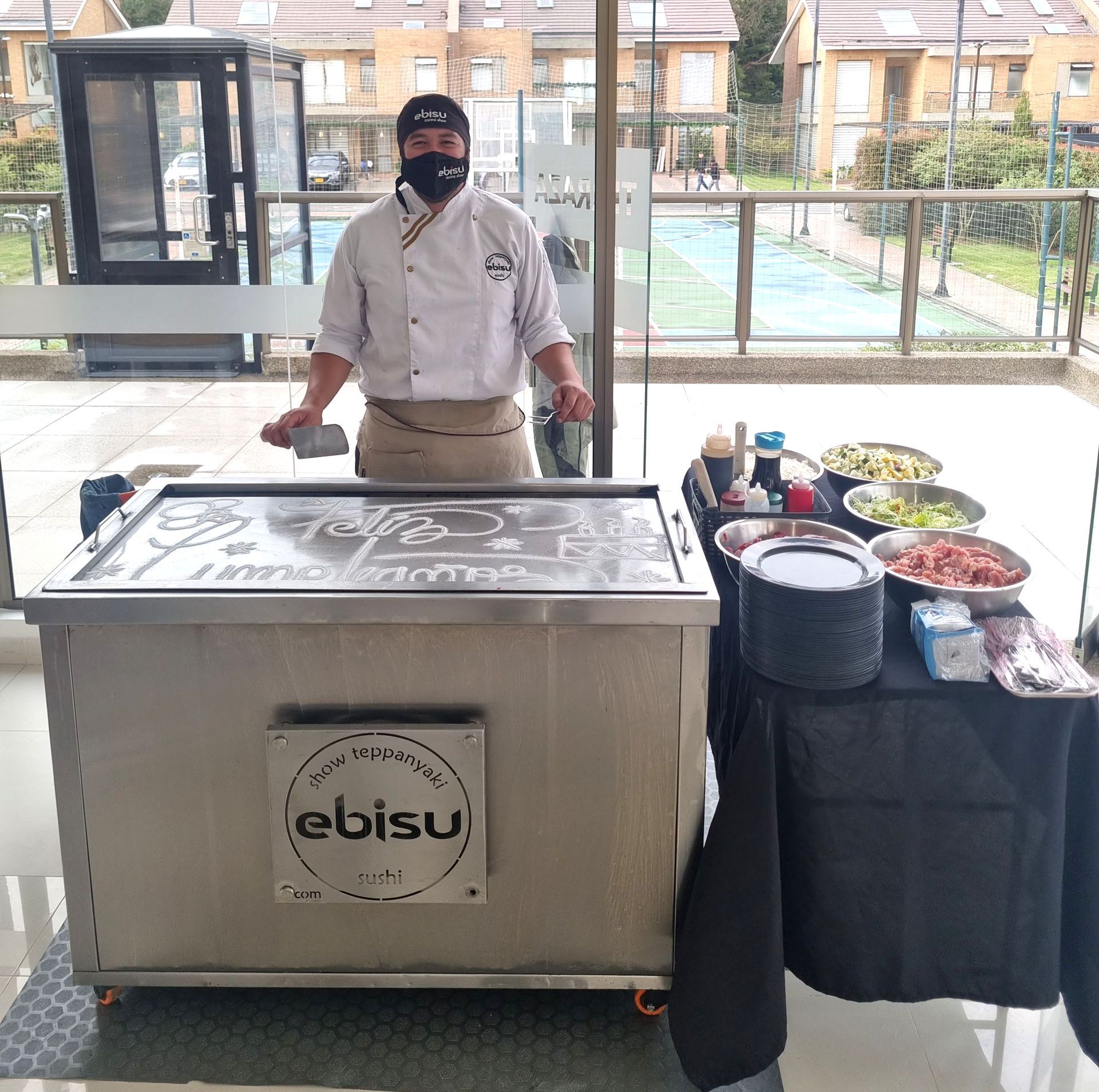 show teppanyaki a domicilio