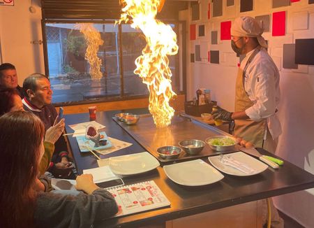 restaurante teppanyaki show