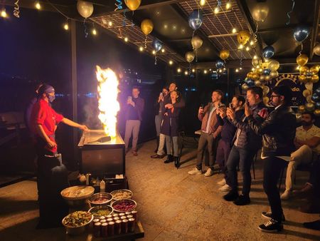 show teppanyaki a domicilio