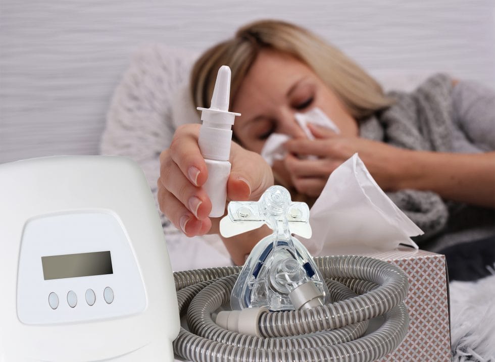Woman Sick while using CPAP