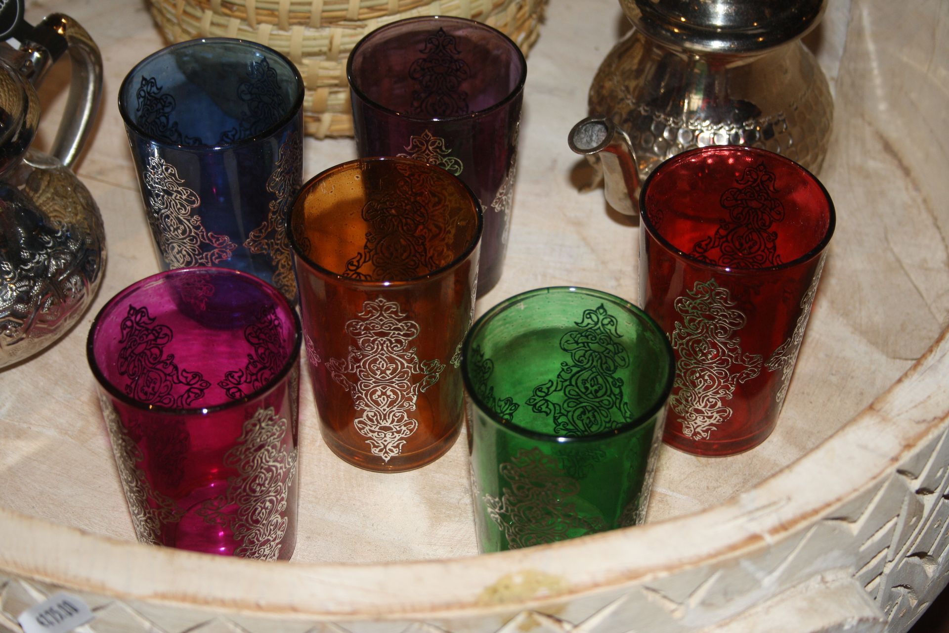 Marokkaanse thee glazen