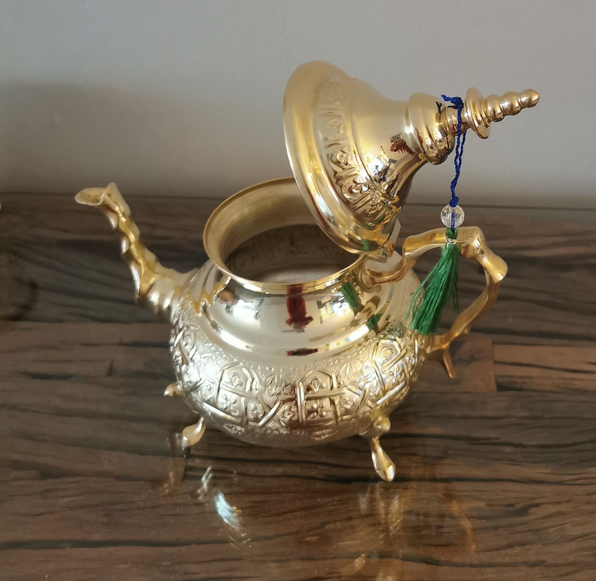 Marokkaanse gouden theepot