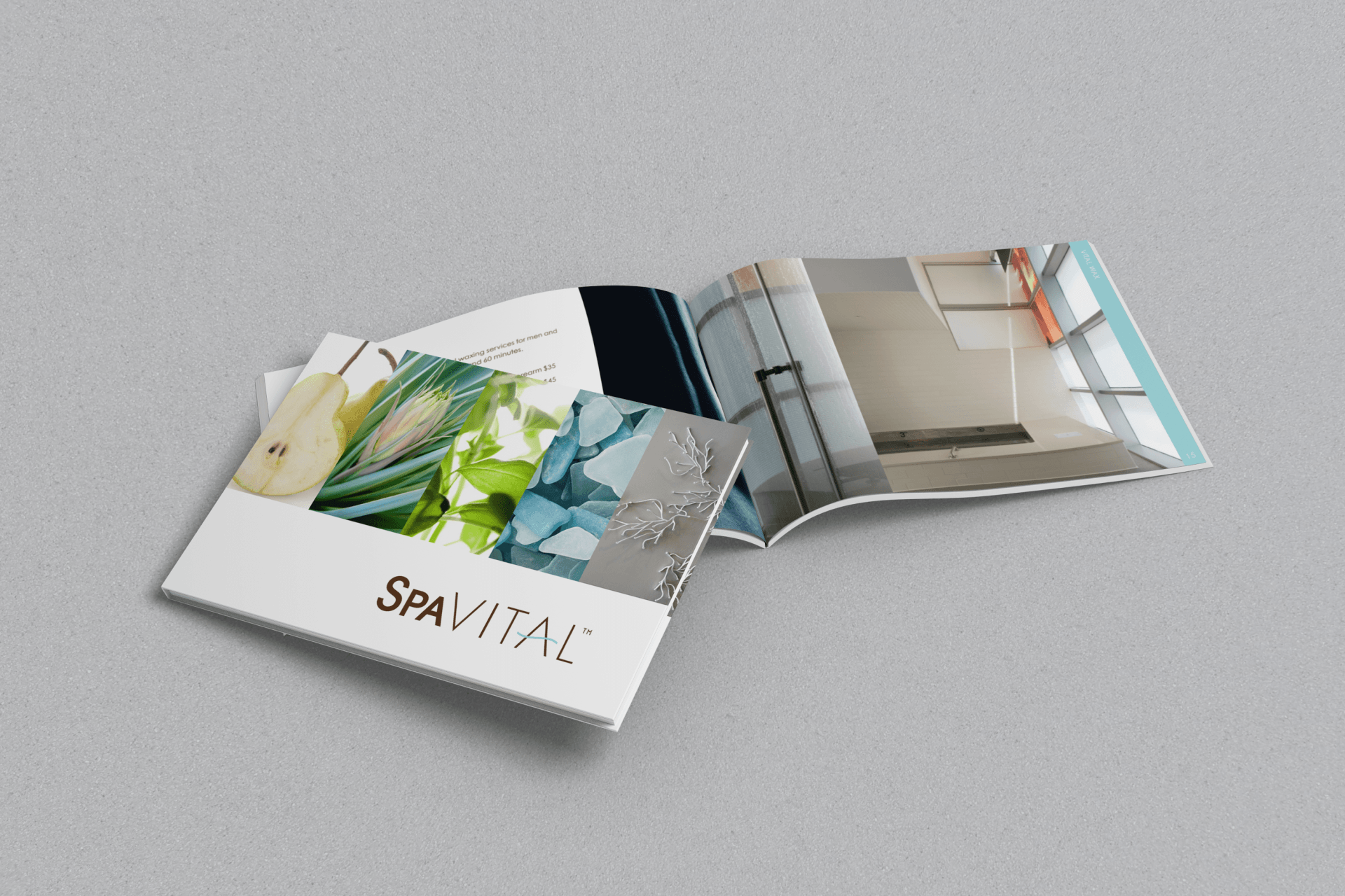 spa brochure design