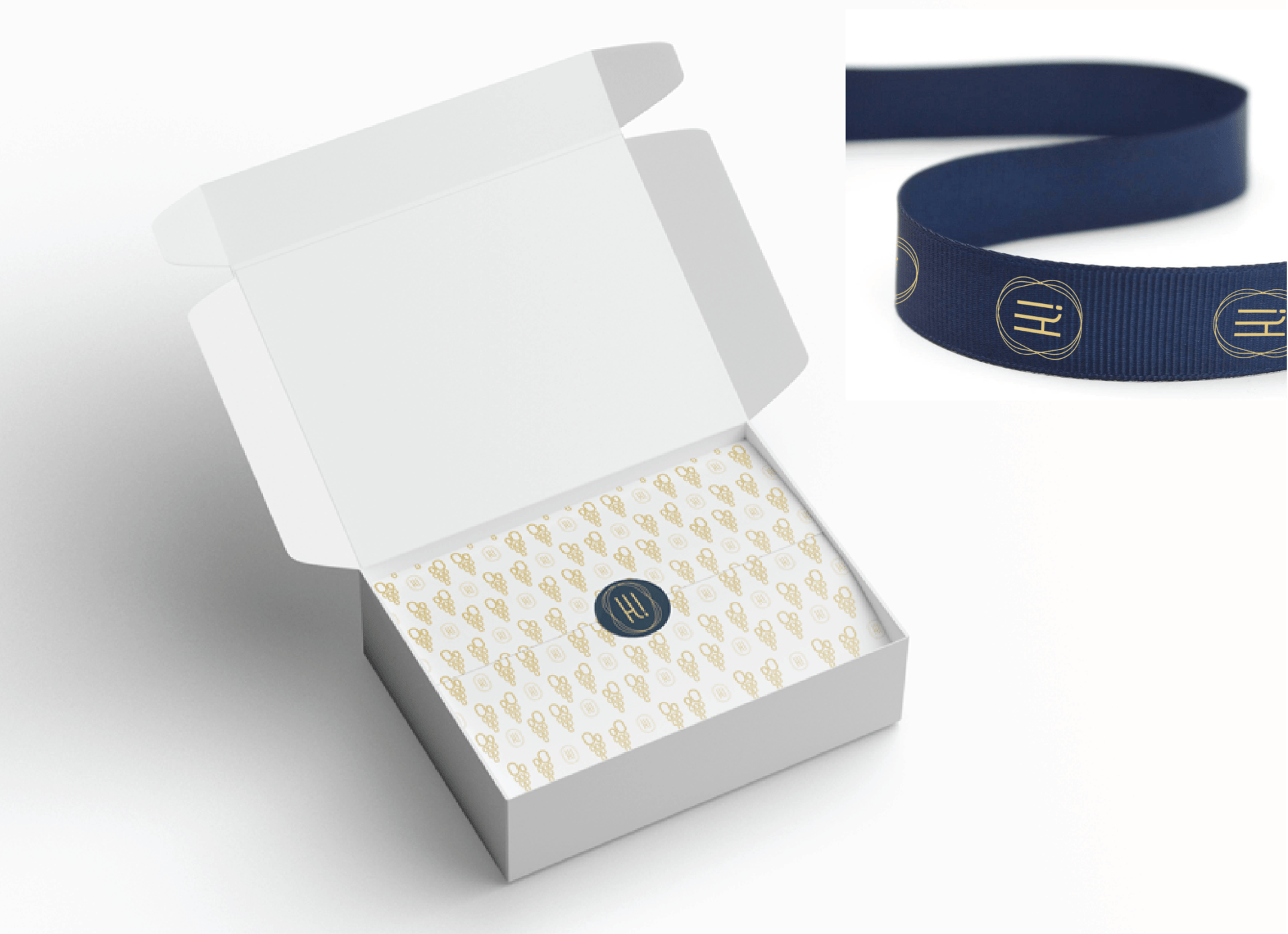 retail shop logo and collateral design