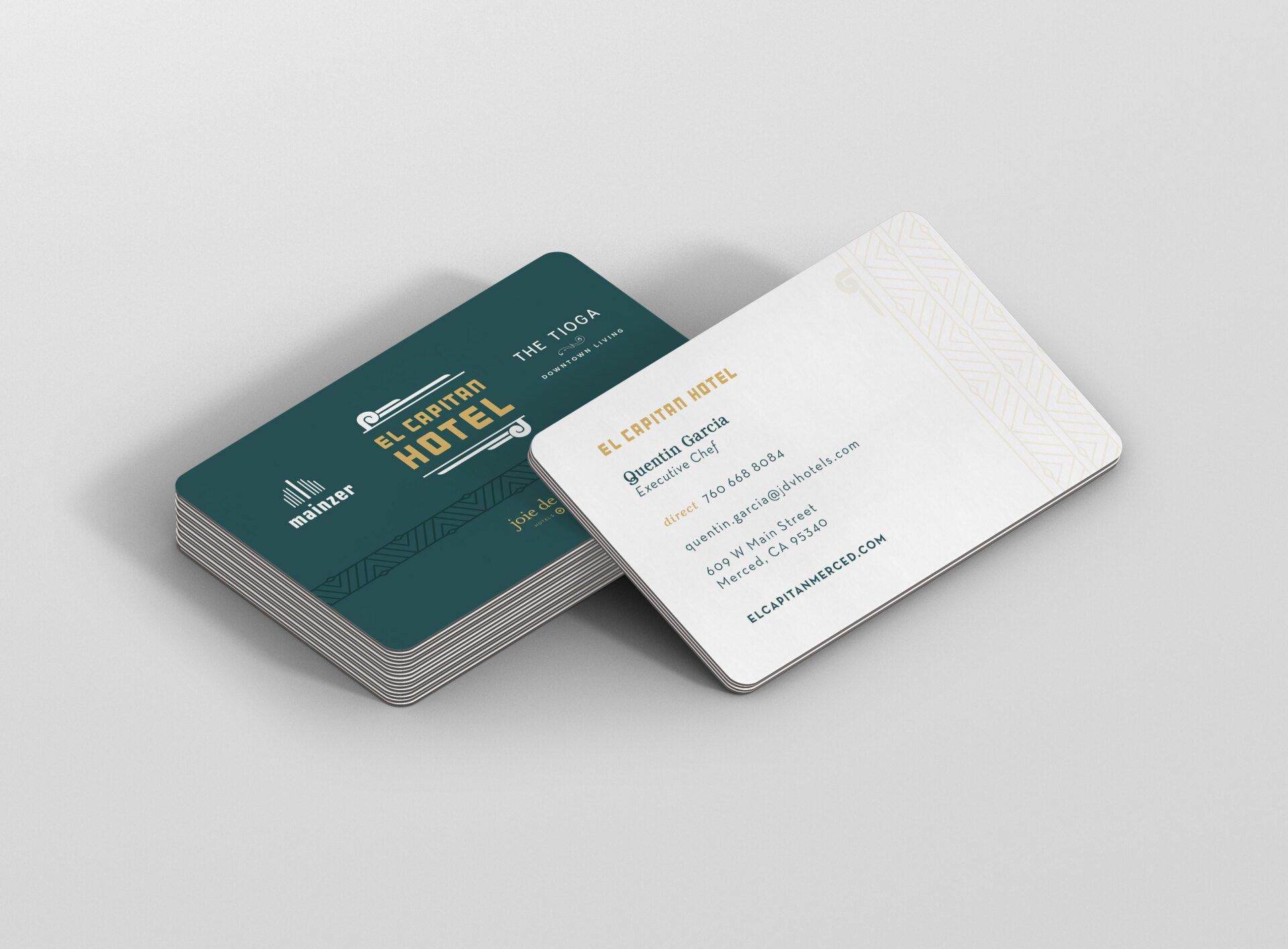 hotel business card design