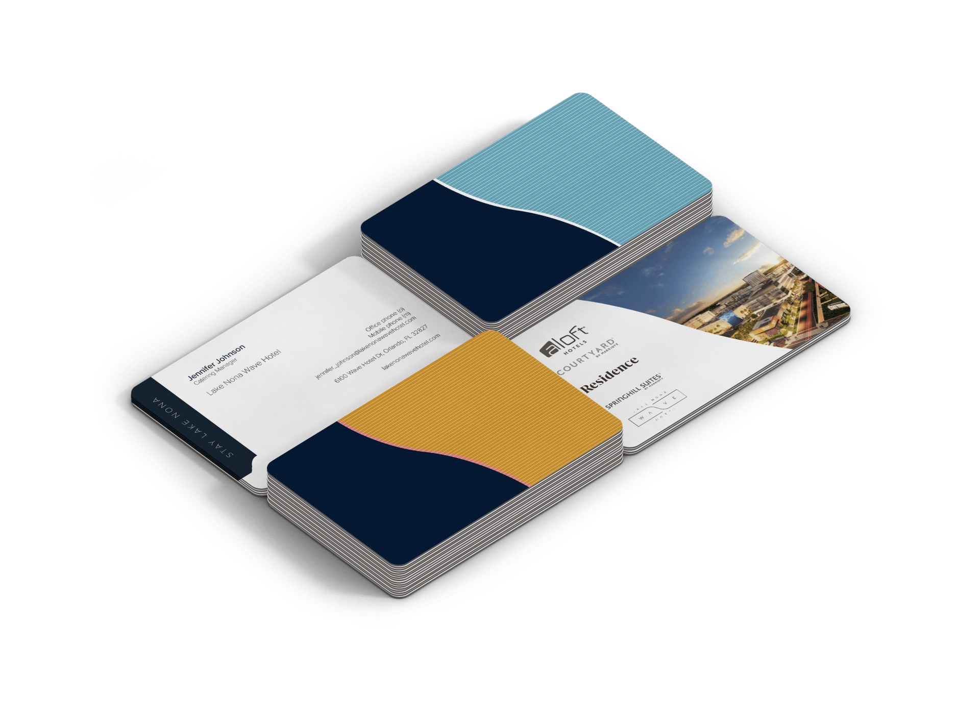 hotel business card design