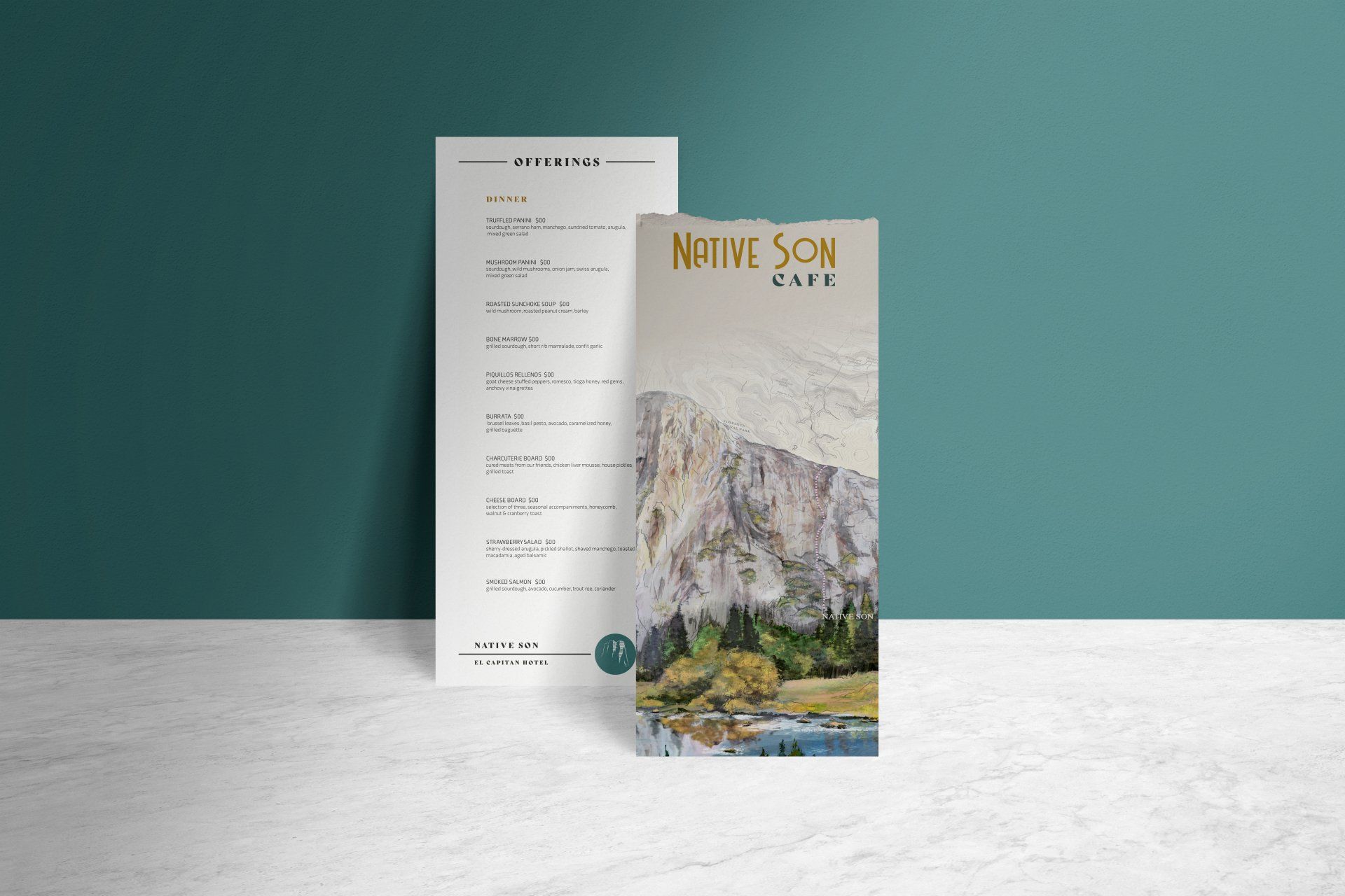 restaurant menu design