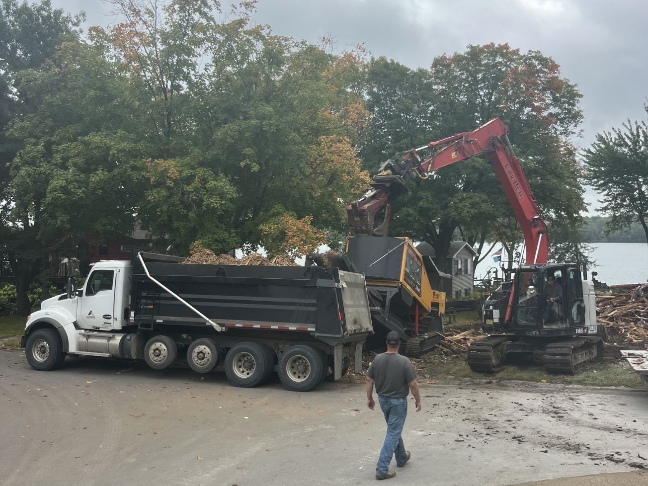 The Owner, Kyle Ashwill, walking on a jobsite
