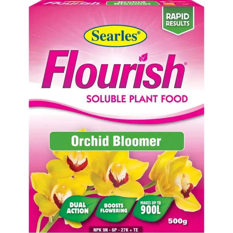 Flourish Soluble Plant Food ~ Orchid Bloomer 500g