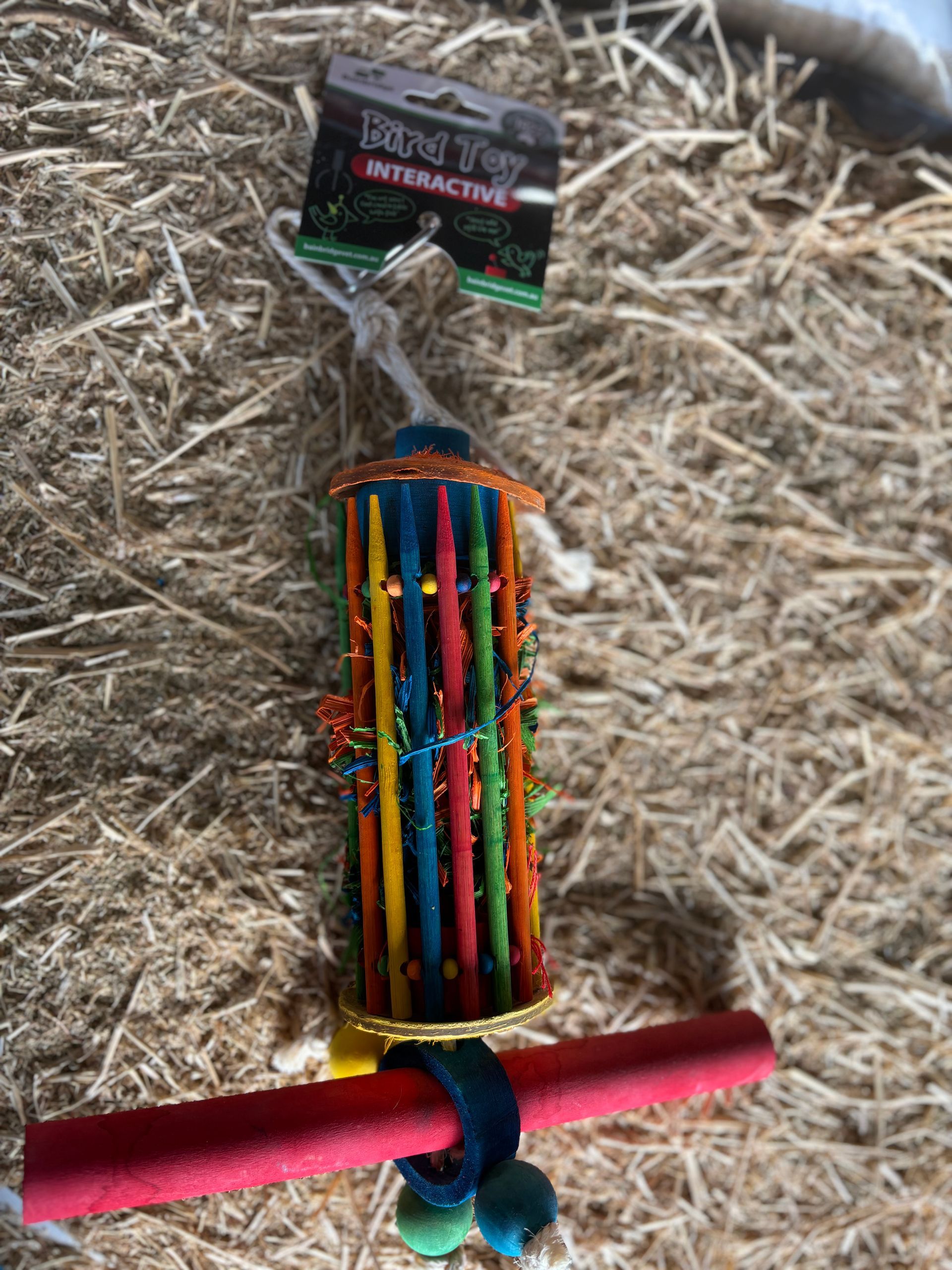 Bainbridge Bird Toy ~ Foraging Stick Tube